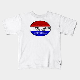 Silver Falls State Park Oregon OR Kids T-Shirt